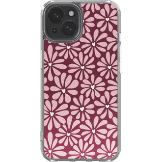 Imoshion Design hoesje voor de Apple iPhone 15 - Bloom Love Blush Meerkleurig