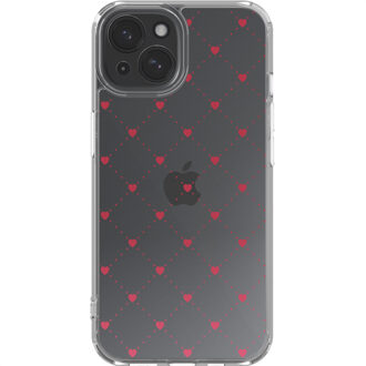 Imoshion Design hoesje voor de Apple iPhone 15 - Crush Check Transparant