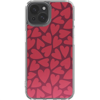 Imoshion Design hoesje voor de Apple iPhone 15 - Hearty Coral Dust Meerkleurig