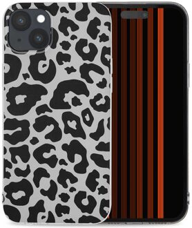 Imoshion Design hoesje voor de Apple iPhone 15 Plus - Leopard Transparent Goud