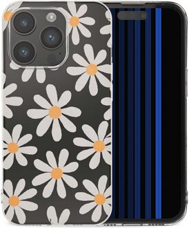 Imoshion Design hoesje voor de Apple iPhone 15 Pro - Daisy Flower Meerkleurig