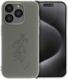 Imoshion Design hoesje voor de Apple iPhone 15 Pro - Floral Green Meerkleurig