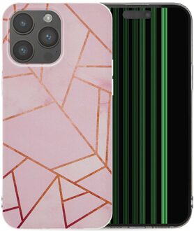 Imoshion Design hoesje voor de Apple iPhone 15 Pro Max - Pink Graphic Roze