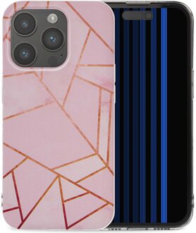 Imoshion Design hoesje voor de Apple iPhone 15 Pro - Pink Graphic Roze