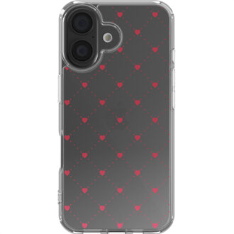Imoshion Design hoesje voor de Apple iPhone 16 - Crush Check Transparant