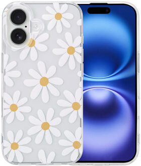 Imoshion Design hoesje voor de Apple iPhone 16 - Daisy Flower Meerkleurig