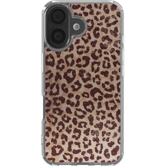 Imoshion Design hoesje voor de Apple iPhone 16 - Leopard Mood Bruin