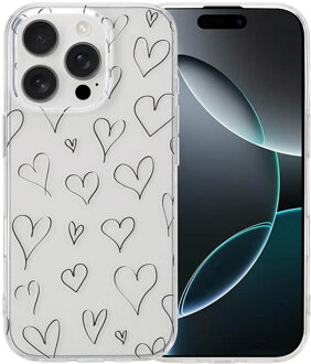 Imoshion Design hoesje voor de Apple iPhone 16 Pro - Hearts Meerkleurig