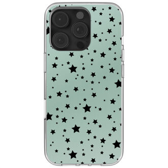 Imoshion Design hoesje voor de Apple iPhone 16 Pro - Stars Mint Meerkleurig