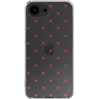 Imoshion Design hoesje voor de Apple iPhone 16e - Crush Check Transparant