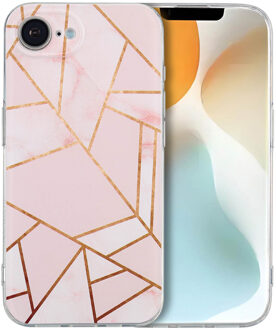 Imoshion Design hoesje voor de Apple iPhone 16e - Pink Graphic Meerkleurig