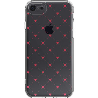 Imoshion Design hoesje voor de Apple iPhone SE (2022 / 2020) / 8 / 7 - Crush Check Transparant - 4.7