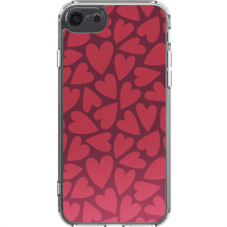 Imoshion Design hoesje voor de Apple iPhone SE (2022 / 2020) / 8 / 7 - Hearty Coral Dust Meerkleurig - 4.7