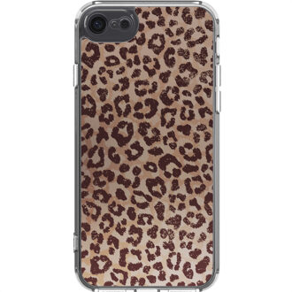 Imoshion Design hoesje voor de Apple iPhone SE (2022 / 2020) / 8 / 7 - Leopard Mood Bruin - 4.7