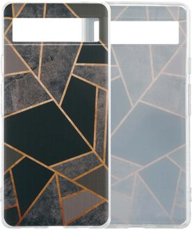Imoshion Design hoesje voor de Google Pixel 6a - Black Graphic Meerkleurig