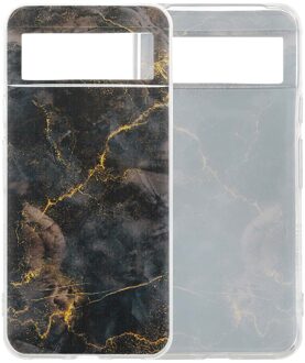 Imoshion Design hoesje voor de Google Pixel 8 - Black Marble Meerkleurig