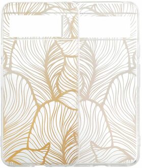 Imoshion Design hoesje voor de Google Pixel 8 - Golden Leaves Transparant Meerkleurig