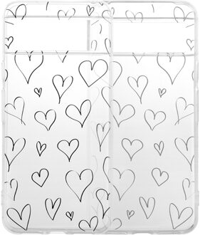 Imoshion Design hoesje voor de Google Pixel 8 - Hearts Meerkleurig