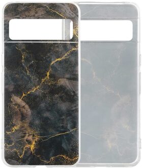 Imoshion Design hoesje voor de Google Pixel 8 Pro - Black Marble Meerkleurig