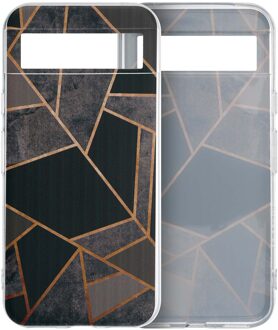 Imoshion Design hoesje voor de Google Pixel 8a - Black Graphic Zwart