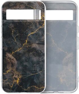 Imoshion Design hoesje voor de Google Pixel 8a - Black Marble Zwart