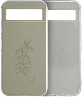 Imoshion Design hoesje voor de Google Pixel 8a - Floral Green Groen