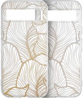 Imoshion Design hoesje voor de Google Pixel 8a - Golden Leaves Transparant