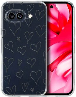 Imoshion Design hoesje voor de Google Pixel 9A - Hearts Meerkleurig