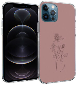Imoshion Design hoesje voor de iPhone 12 (Pro) - Floral Pink Roze - 6.1