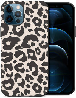 Imoshion Design hoesje voor de iPhone 12 (Pro) - Leopard Zwart - 6.1