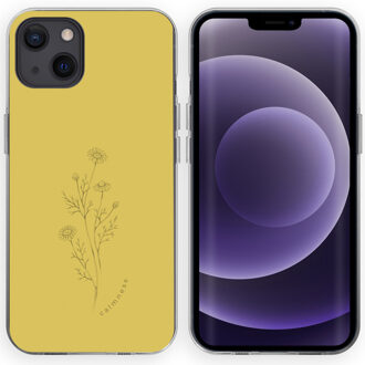 Imoshion Design hoesje voor de iPhone 13 - Floral Lime Groen