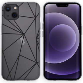 Imoshion Design hoesje voor de iPhone 13 - Grafisch - Lijn Transparant