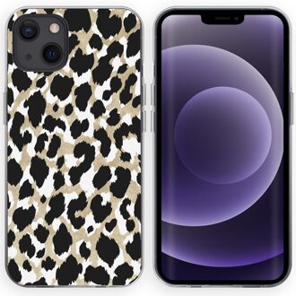 Imoshion Design hoesje voor de iPhone 13 - Luipaard / Zwart Goud
