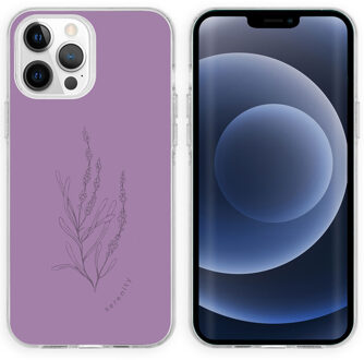 Imoshion Design hoesje voor de iPhone 13 Pro - Floral Purple Paars