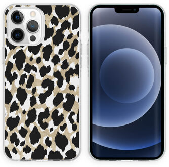 Imoshion Design hoesje voor de iPhone 13 Pro - Luipaard / Zwart Goud