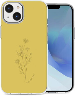 Imoshion Design hoesje voor de iPhone 14 - Floral Lime Groen