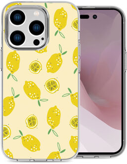 Imoshion Design hoesje voor de iPhone 14 Pro - Lemons Geel