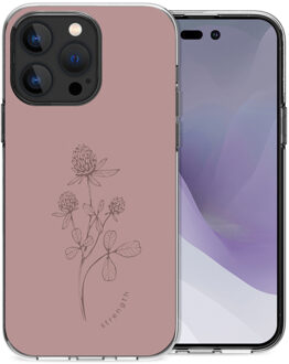 Imoshion Design hoesje voor de iPhone 14 Pro Max - Floral Pink Roze
