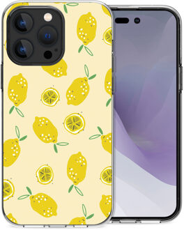 Imoshion Design hoesje voor de iPhone 14 Pro Max - Lemons Geel