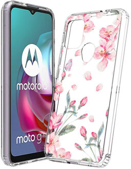 Imoshion Design hoesje voor de Motorola Moto G30 / G20 / G10 (Power) - Blossom Watercolor Meerkleurig