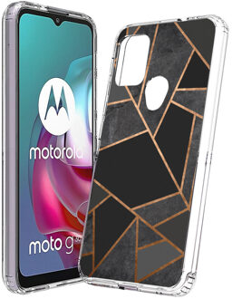 Imoshion Design hoesje voor de Motorola Moto G30 / G20 / G10 (Power) - Grafisch Koper / Zwart