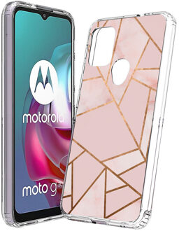 Imoshion Design hoesje voor de Motorola Moto G30 / G20 / G10 (Power) - Pink Graphic Meerkleurig