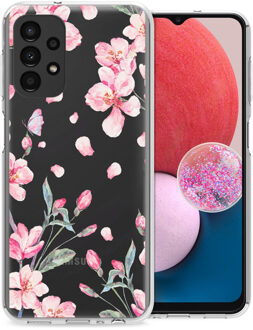 Imoshion Design hoesje voor de Samsung Galaxy A13 (4G) - Blossom Watercolor Meerkleurig