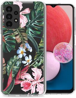 Imoshion Design hoesje voor de Samsung Galaxy A13 (4G) - Tropical Jungle Meerkleurig