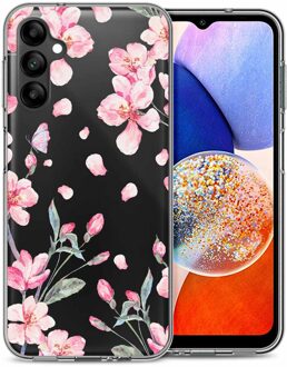 Imoshion Design hoesje voor de Samsung Galaxy A14 (5G/4G) - Blossom Watercolor Meerkleurig
