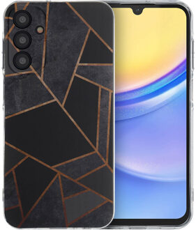Imoshion Design hoesje voor de Samsung Galaxy A15 (5G/4G) - Black Graphic Zwart