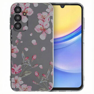Imoshion Design hoesje voor de Samsung Galaxy A15 (5G/4G) - Blossom Watercolor Meerkleurig