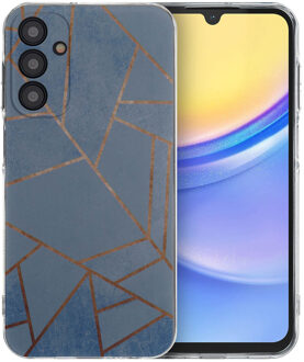 Imoshion Design hoesje voor de Samsung Galaxy A15 (5G/4G) - Blue Graphic Blauw
