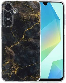 Imoshion Design hoesje voor de Samsung Galaxy A16 - Black Marble Meerkleurig