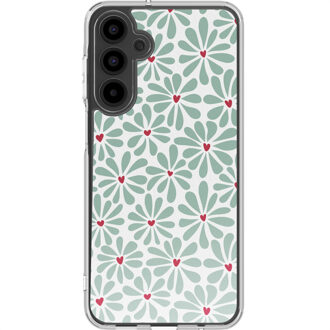 Imoshion Design hoesje voor de Samsung Galaxy A16 - Bloom Love Sage Green Meerkleurig
